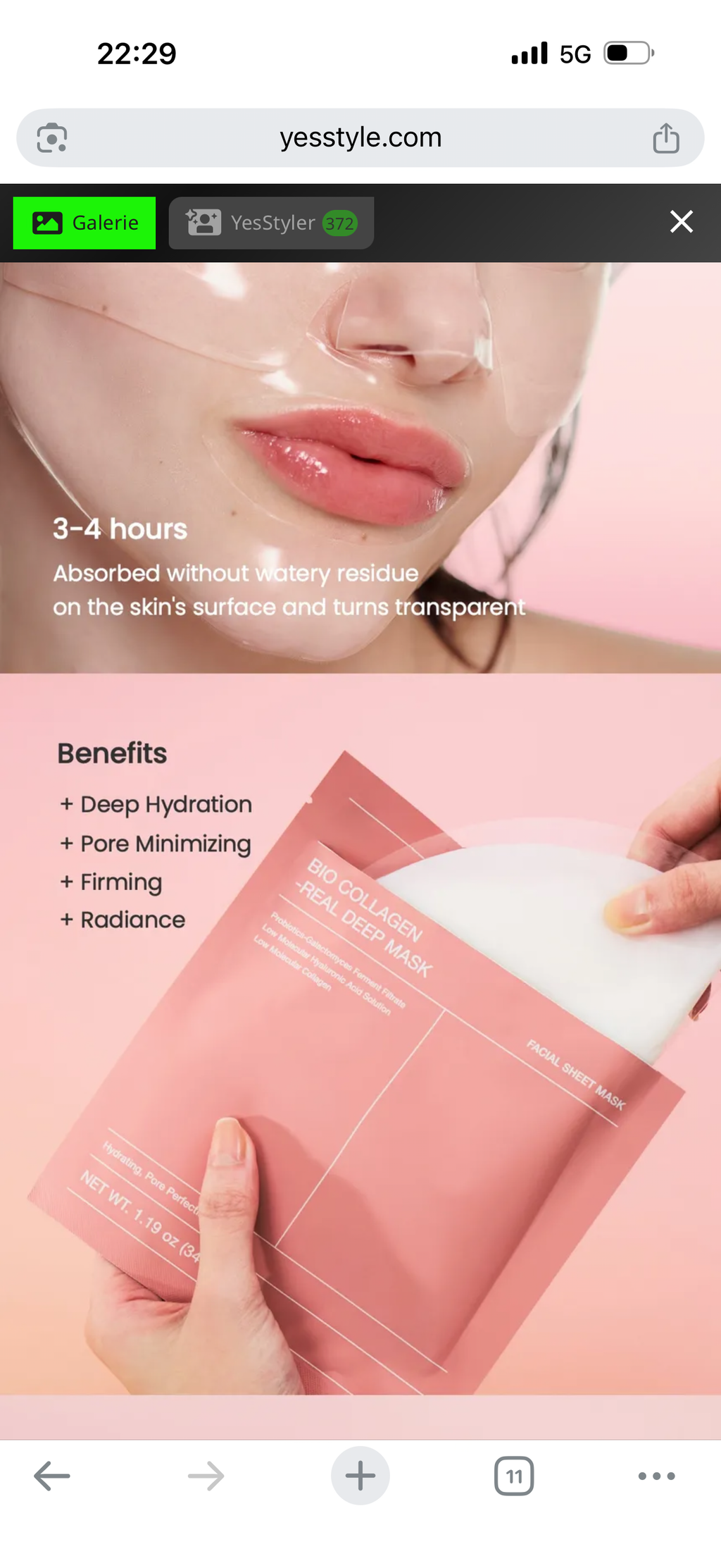 Biodance Bio Collagen Real Deep Mask
