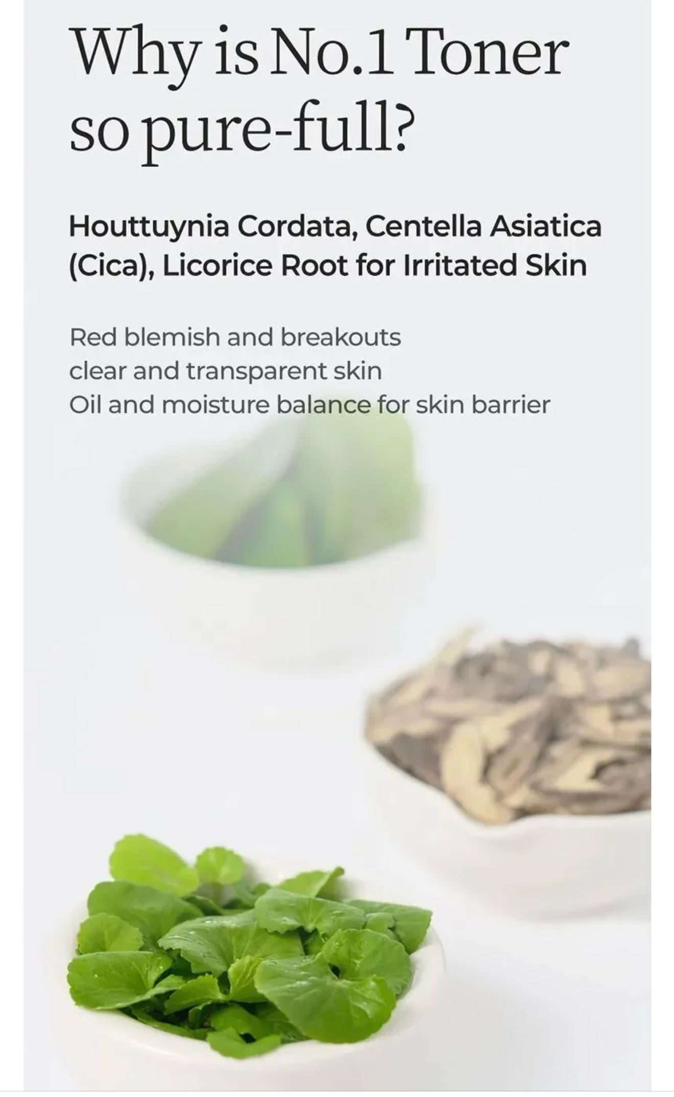 Numbuzin No.1 Pure-Full Calming Herb Toner