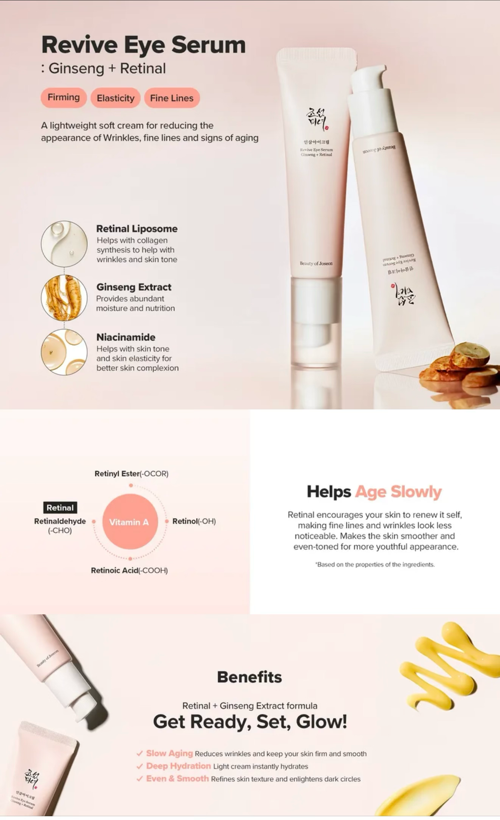 Beauty of Joseon  Revive Eye Serum : Ginseng + Retinal