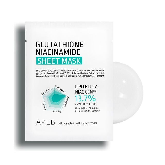 APLB  Glutathione Niacinamide Sheet Mask