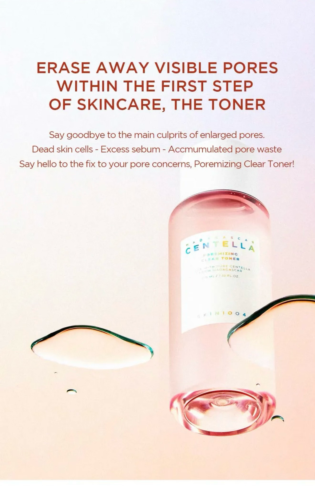 SKIN1004 Madagascar Centella Poremizing Clear Toner